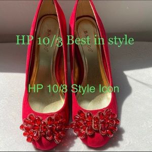 Bamboo TAG  NWOB sexy Red Stiletto Heel size 7 1/2
